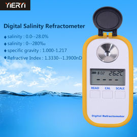 Strumento di misura del rifrattometro/salinometro della scala di Brix del visualizzatore digitale Per l'acqua di mare dell'acquario