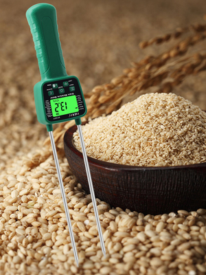 Tester di umidità dell'allarme di voce dell'igrometro del cereale dell'igrometro del grano di 14 generi