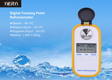 Rifrattometro di Digital della tasca del punto di congelamento per la gamma degli impiegati accumulatore per di automobile -40°C-0°C