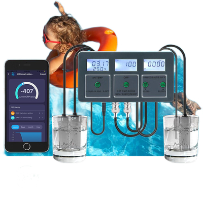 Kit di prova dell'acqua professionale 8-in-1 Analisi completa Controllo APP intelligente Sensori ad alta precisione