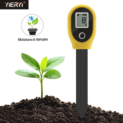 Tester di umidità del suolo alimentato da batteria ABS con letture accurate con uscita digitale LCD
