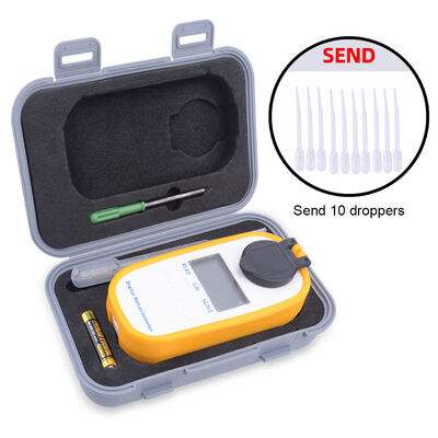 0%-51% Urea Concentration Handheld Digital Refractometer with Automatic Temperature Compensation and 160*59*49mm Compact Size for Adblue Testing
