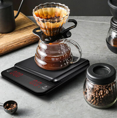 Bilancia da caffè ad alta precisione 0,1 g con display a LED e capacità di 3 kg per uso in cucina elettronica