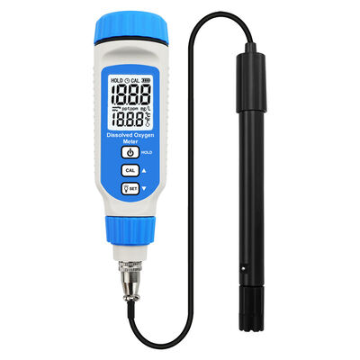 High Accuracy ±0.3mg/L Dissolved Oxygen Meter with IP55 Waterproof Design and Rechargeable Battery for Aquarium and Laboratory