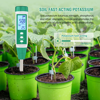 Tester NPK per il suolo ad alta precisione, misuratore di azoto, fosforo e potassio, rilevatore del suolo per l'azienda agricola in serra