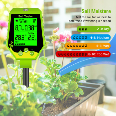 YIERYI Multifunzionale 6 in 1 Digital Humidity Meter per piante