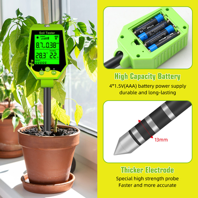 YIERYI Multifunzionale 6 in 1 Digital Humidity Meter per piante