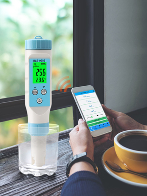 Yieryi BLE-9902 3-in-1 Bluetooth PH EC Meter Test completo dell'acqua per piscine Acquari idroponici