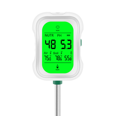 Yieryi 7-in-1 Soil Tester   Multifunzionale misurazione dell'umidità del suolo, del pH, della fertilità, della temperatura, della luce, dell'umidità e della temperatura ambiente per giardinaggio, agricoltura e orticoltura