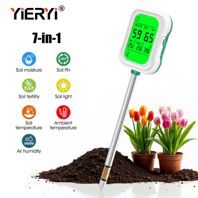 YY-1066L Yieryi 7-in-1 Soil Tester   ¢ Strumento completo per il test del suolo per pH, umidità, temperatura, luce e altro