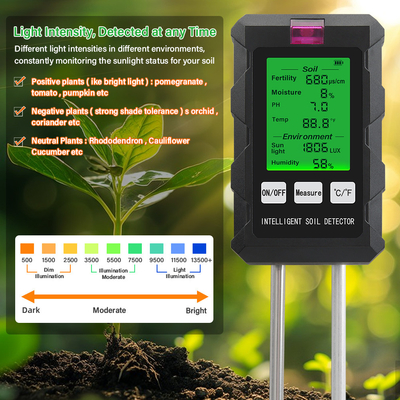 Intelligente analizzatore del suolo 6 in 1: perfetto per giardinieri, agricoltori e amanti delle piante