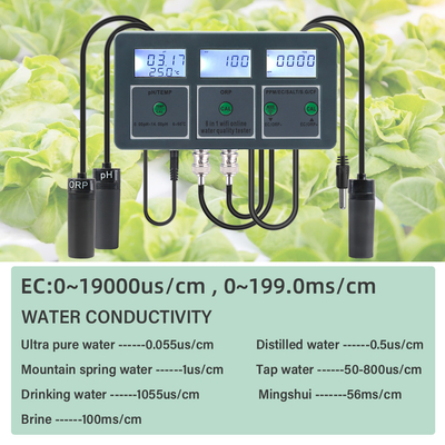 Monitor di qualità dell'acqua intelligente aggiornato con connettività WiFi controllato tramite app ideale per la coltivazione idroponica e gli acquari