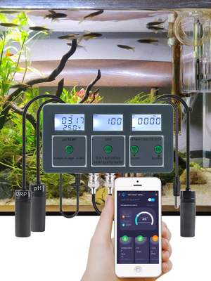 Kit di prova dell'acqua professionale 8-in-1 Analisi completa Controllo APP intelligente Sensori ad alta precisione