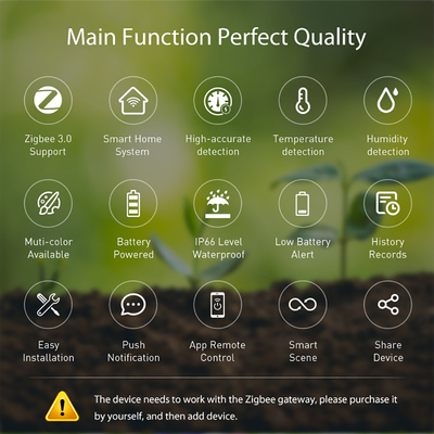 Tuya ZigBee 3.0 Sensore dell'umidità del suolo