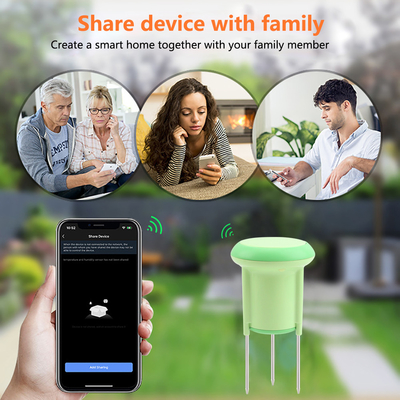 Sensore wireless di temperatura dell'umidità del suolo Smart ZigBee 3.0 per il monitoraggio agricolo in serra