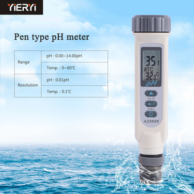 AZ8686 Massimetro ad alta precisione del pH ¢ Tester portatile di qualità dell'acqua per uso domestico e industriale