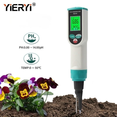 PH-2023 Tester di pH e temperatura del suolo.