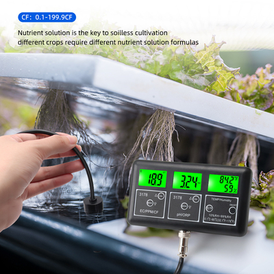 Metri digitali di qualità dell'acqua per uso industriale in laboratorio EC/PPM/pH/ORP/Temp