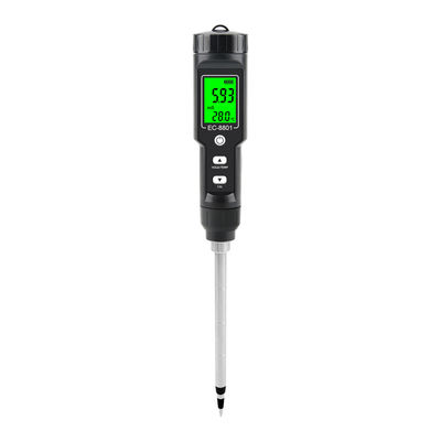 EC-8801 Contatore del suolo Display digitale portatile per impianti ortici EC rilevatore di sale per impianti domestici di terra in vaso