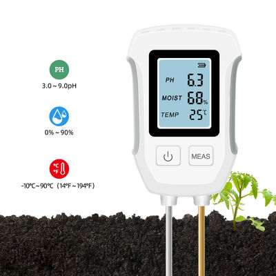 Tester del suolo: pH, umidità e temperatura da 3 in 1 per piante sane
