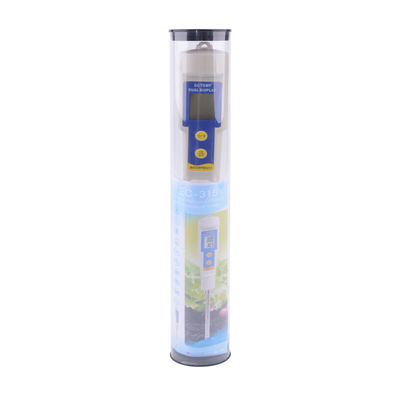 Tester di EC e temperatura del suolo - metro impermeabile 2-in-1 con gamma 0,00 - 4,00 mS/cm, per giardino/idroponica/piante d'interno