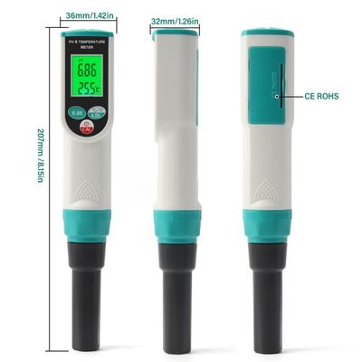Tester di pH e temperatura del suolo 2 in 1 - Misuratore ad alta precisione per il giardinaggio