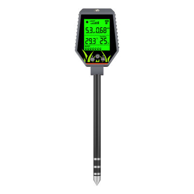 Kit di test del suolo 6 in 1 Umidità/pH/Fertilità/Luce solare/EC/Temp Meter per giardini, aziende agricole e piante d'interno