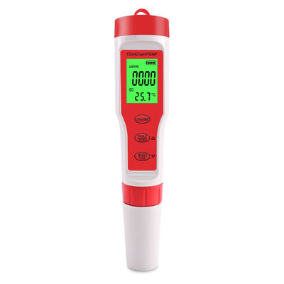 4 - In - 1 Tester di qualità dell'acqua PH/EC/TDS/Temp Meter per l'acquacoltura Laboratorio acqua potabile