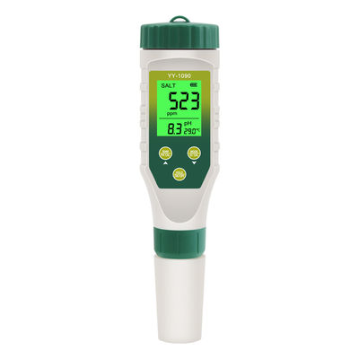 5 - Tester per la qualità dell'acqua in 1: PH/TDS/EC/Salinità/Temperatura per acquacoltura, acqua potabile, laboratorio