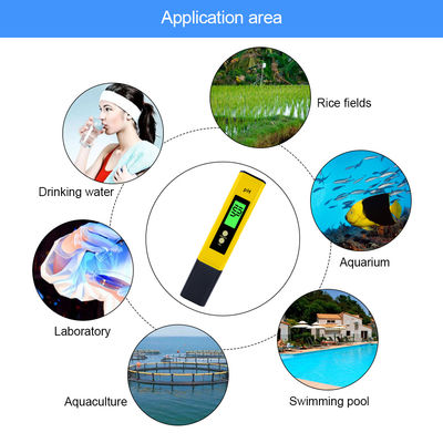 Calcolatore dell'acidità con penna di alta precisione di rilevamento del pH pH02 Calcolatore dell'acidità e dell'alcalinità con penna di rilevamento del pH dell'acquario