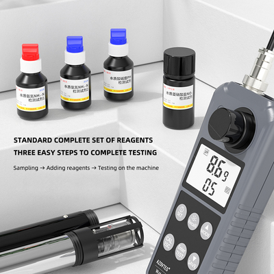 Calcolatore di pH Bluetooth per l'acquacoltura con prova del nitrito di ammoniaca DO