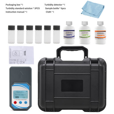 Torbidimetro digitale portatile 0-1000 NTU ±0,8% di accuratezza