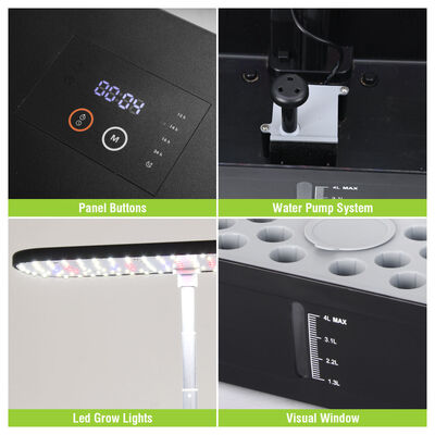 52-Pod Indoor Hydroponic Garden System con Smart Grow Light e irrigazione automatica per la coltivazione di verdure e erbe domestiche