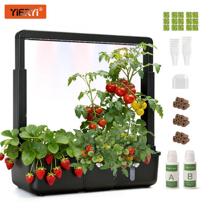 YIERYI IGS-38 Sistema di giardino idroponico interno intelligente con capacità di 15 pentole Full-Spectrum LED e irrigazione automatica