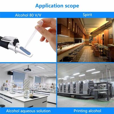 Refrattometro portatile con gamma Brix 0-80% e ATC per la misurazione accurata di alcol e zucchero