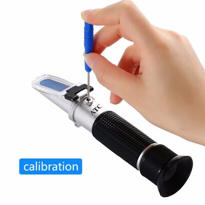 High Precision Honey Refractometer with Automatic Temperature Compensation for Accurate 0.1% Brix Range Honey Testing