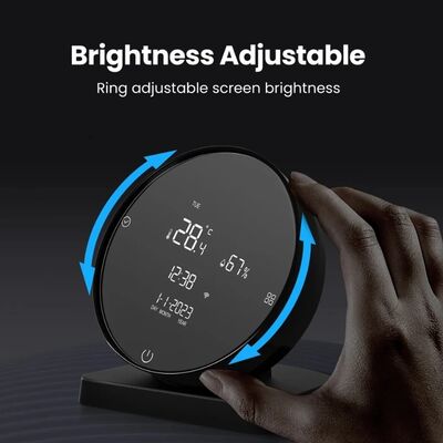 High Accuracy Smart Temperature Humidity Monitor with IP55 Protection and Tuya WiFi IR Remote Controller for Smart Home