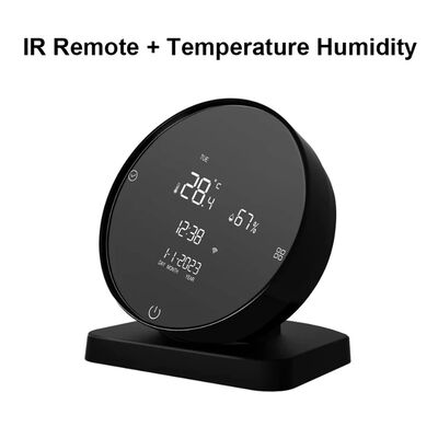 High Accuracy Smart Temperature Humidity Monitor with IP55 Protection and Tuya WiFi IR Remote Controller for Smart Home