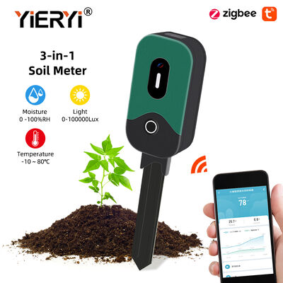 Smart Multifunctional Soil Sensor with Zigbee Connection and IP67 Waterproof for Plant Growth Monitoring