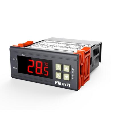 STC-1000 Termostato Digitale Regolatore di Temperatura con Display LCD Risoluzione 0.1°C e Allarme Alta Temperatura