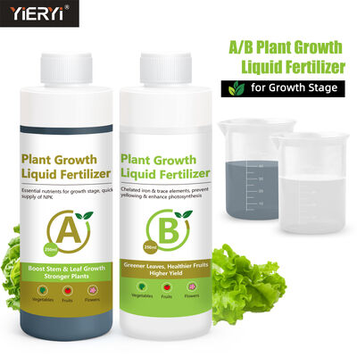 Kit di fertilizzanti liquidi e nutrienti idroponici da 250 ml ad alta precisione per la fase di crescita vegetativa