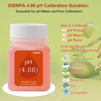 Soluzione di calibrazione del pH per bottiglie da 50 e 30 ml e liquido elettrodo con supporto OEM personalizzato