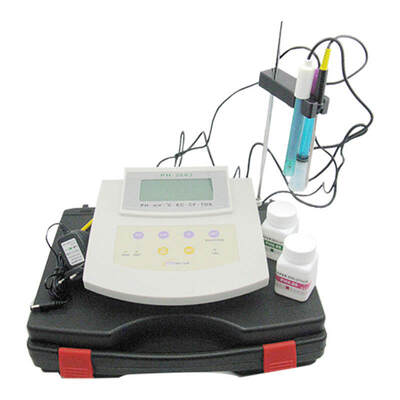 YIERYI PH-2603 Misuratore di pH Multifunzione da Banco 6 in 1 con Precisione di 0,01 pH per Test di Qualità dell'Acqua in Laboratorio