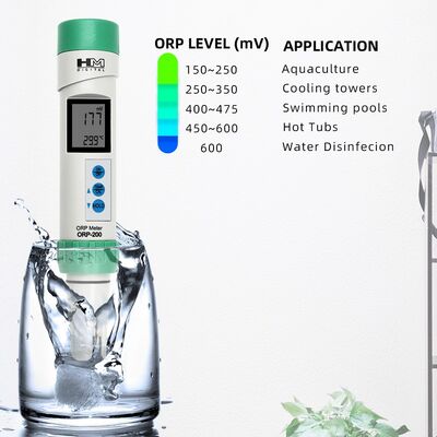 YIERYI Contatore ORP digitale Tester ORP impermeabile con taratura digitale ed elettrodi di platino staccabili per l'analisi della qualità dell'acqua