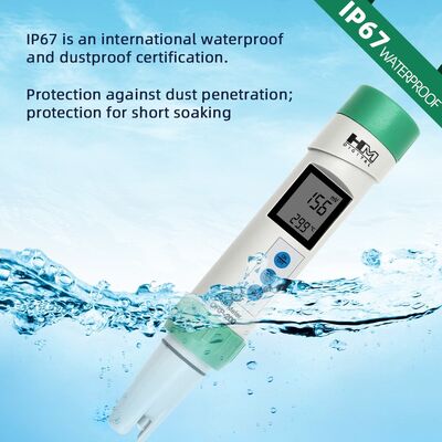 YIERYI Contatore ORP digitale Tester ORP impermeabile con taratura digitale ed elettrodi di platino staccabili per l'analisi della qualità dell'acqua