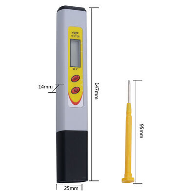 Yieryi ORP Meter Water Tester con retroilluminazione LCD trasparente e design a penna compatta per -1999mV a 1999mV