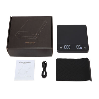 Digital Kitchen Scale with Type-C Charging Integrated Touch Screen Timer and Waterproof Design for Coffee and Food Measurement