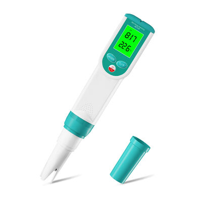 Misuratore di salinità digitale impermeabile e pHmetro con ampio display HD per intervallo di salinità 0-100%