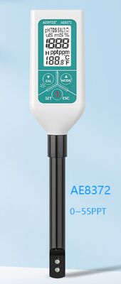 High Precision Salinity Meter with Backlight Display, Automatic Shutdown, and Lithium Direct Charge for Seawater Testing