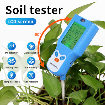 6 in 1 Soil Tester Multi Function Soil Detector per il monitoraggio della crescita vegetale